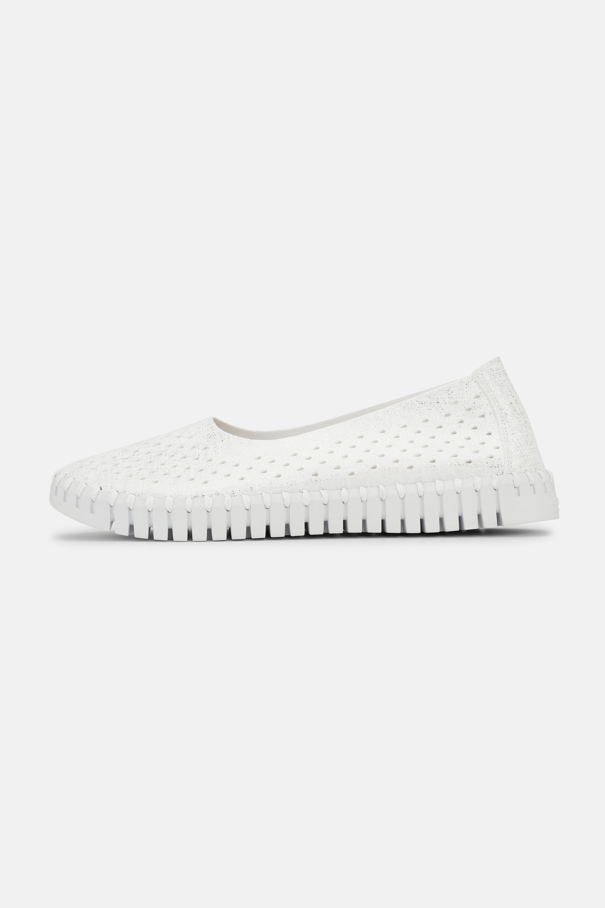 Tulip Slipper Glitter - White White